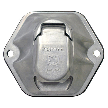 Tectran - 7-Way Sockets with Circuit Breakers Bull Nose Circuit Breaker Sockets