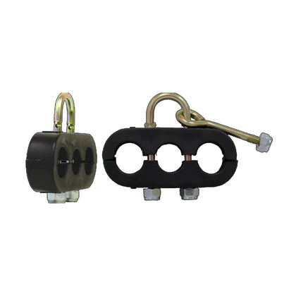 Tectran Air/Power Line 3 Hole Clamp