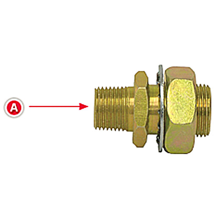 1/4" Female to 1/2" Male Steel Terminal Bolts