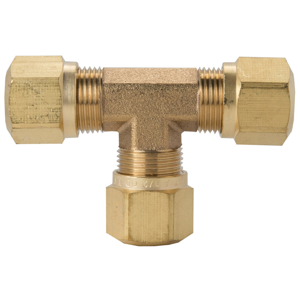 1/4 Inch Brass Union Tee Fitting