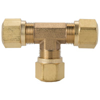 1/4 Inch Brass Union Tee Fitting
