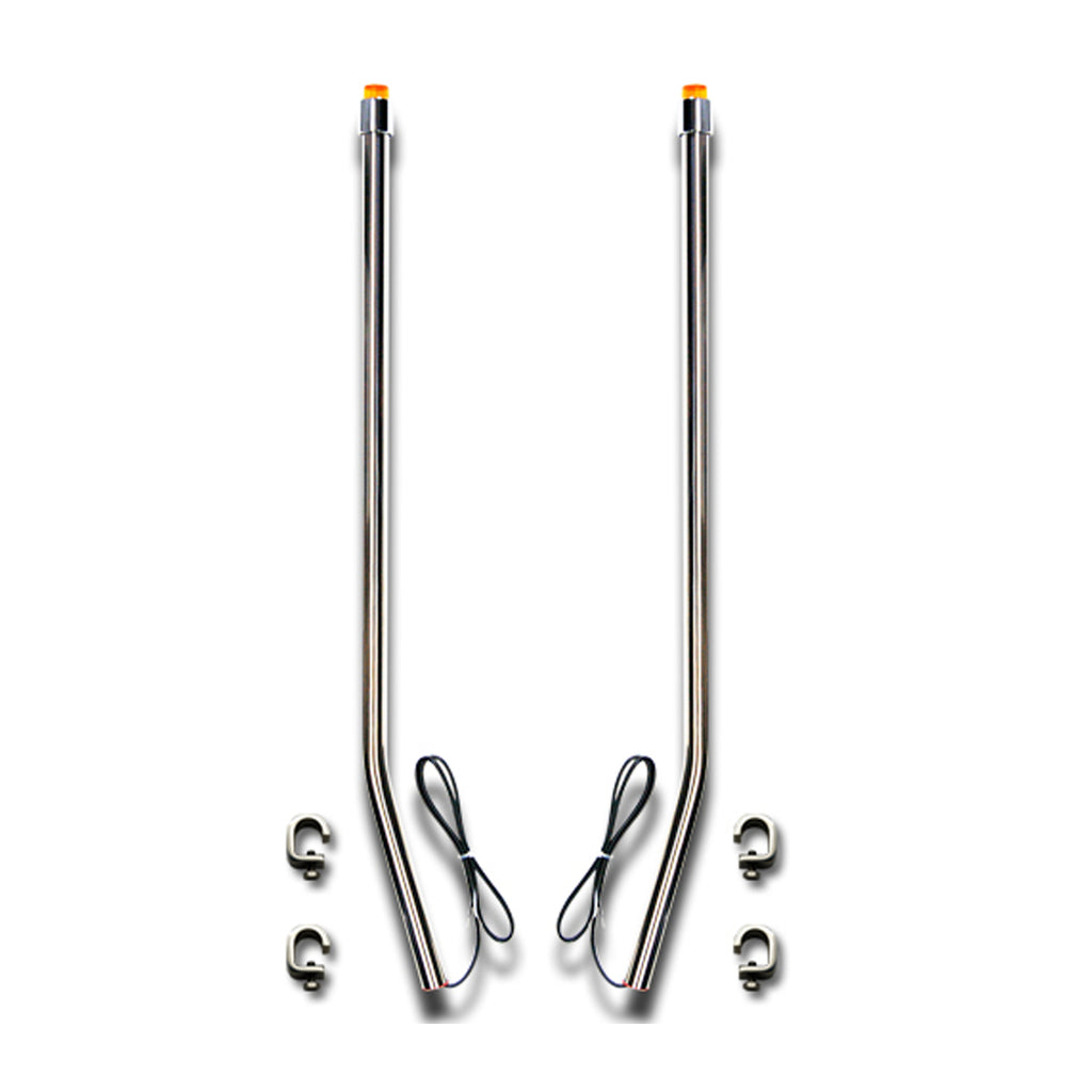 Bores Mfg. 1988-2000 GMC Sierra 150 - 25" Straight Bumper Guides