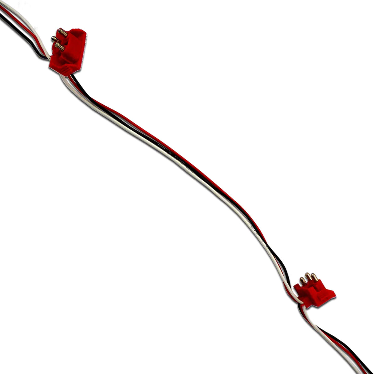 3 Pin Male Wire Harness w/ 12" Spacing - Berube's Truck Accessories