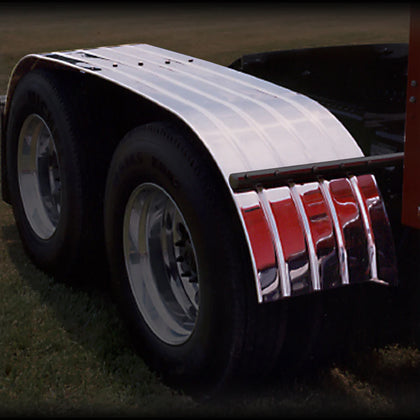 Betts HD Stainless Steel 39"-27" Semi-Smooth 1/2 Fender