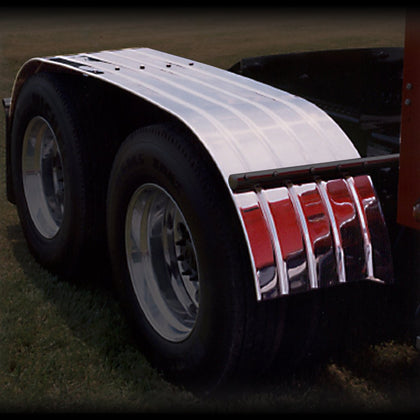 Betts HD Stainless Steel 39" Semi-Smooth 4 Rib Full Fenders