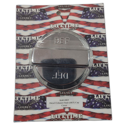 Lifetime Nut Covers - Chrome Plastic DEF Cap Cover (Universal)