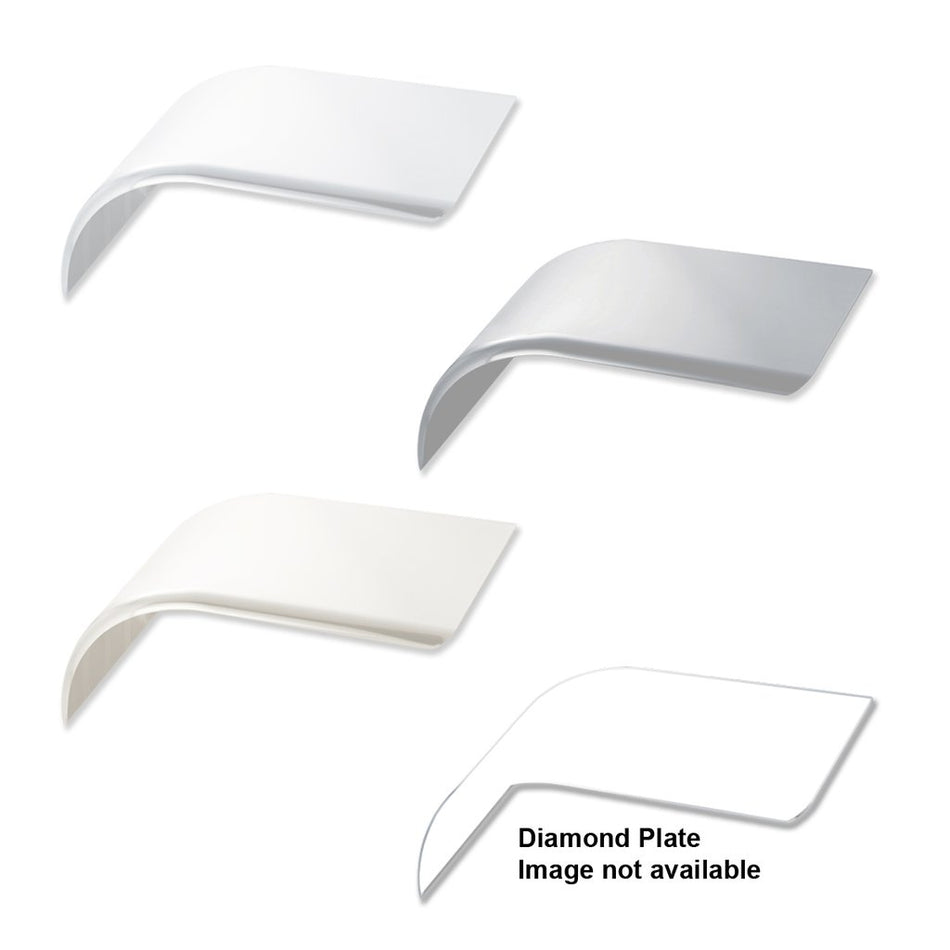 Pro-Tech Aluminum Diamond Plate 1/2 Tandem Fenders