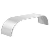 Pro-Tech Polished Aluminum Full Tandem Double Radius 1/8" Fender