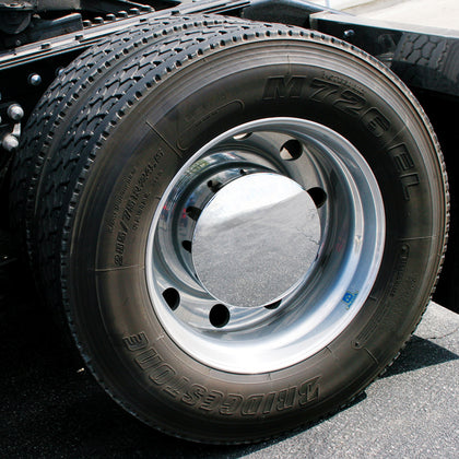 United Pacific Chrome Single Hub Design Rear Axle Cover