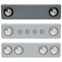 Roadworks 8" Rear Center Panels w Light Holes (Lights Not Included)