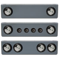 Roadworks 8" Rear Center Panels w Light Holes (Lights Not Included)