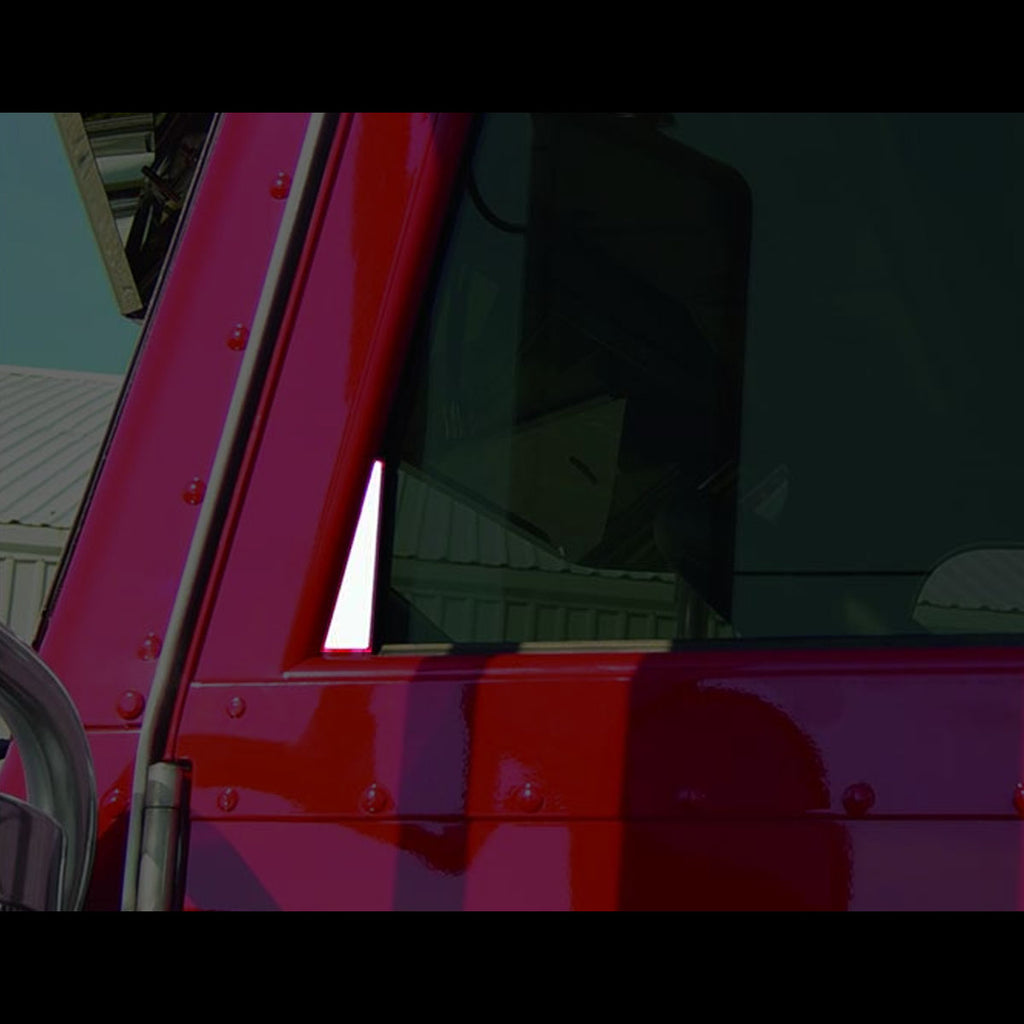 Roadworks - Peterbilt 388/389/379 Sloped Door  Window Corner Trim