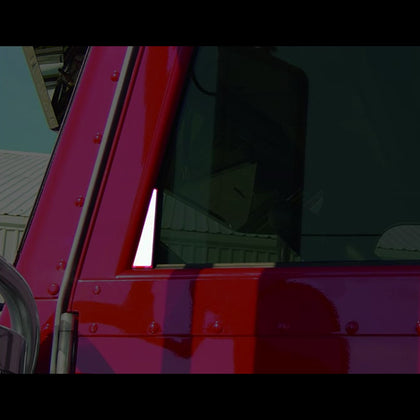 Roadworks - Peterbilt 388/389/379 Sloped Door  Window Corner Trim