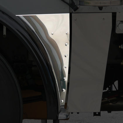 Roadwork's Peterbilt 388 Lower Head Extension Panels w Dimples