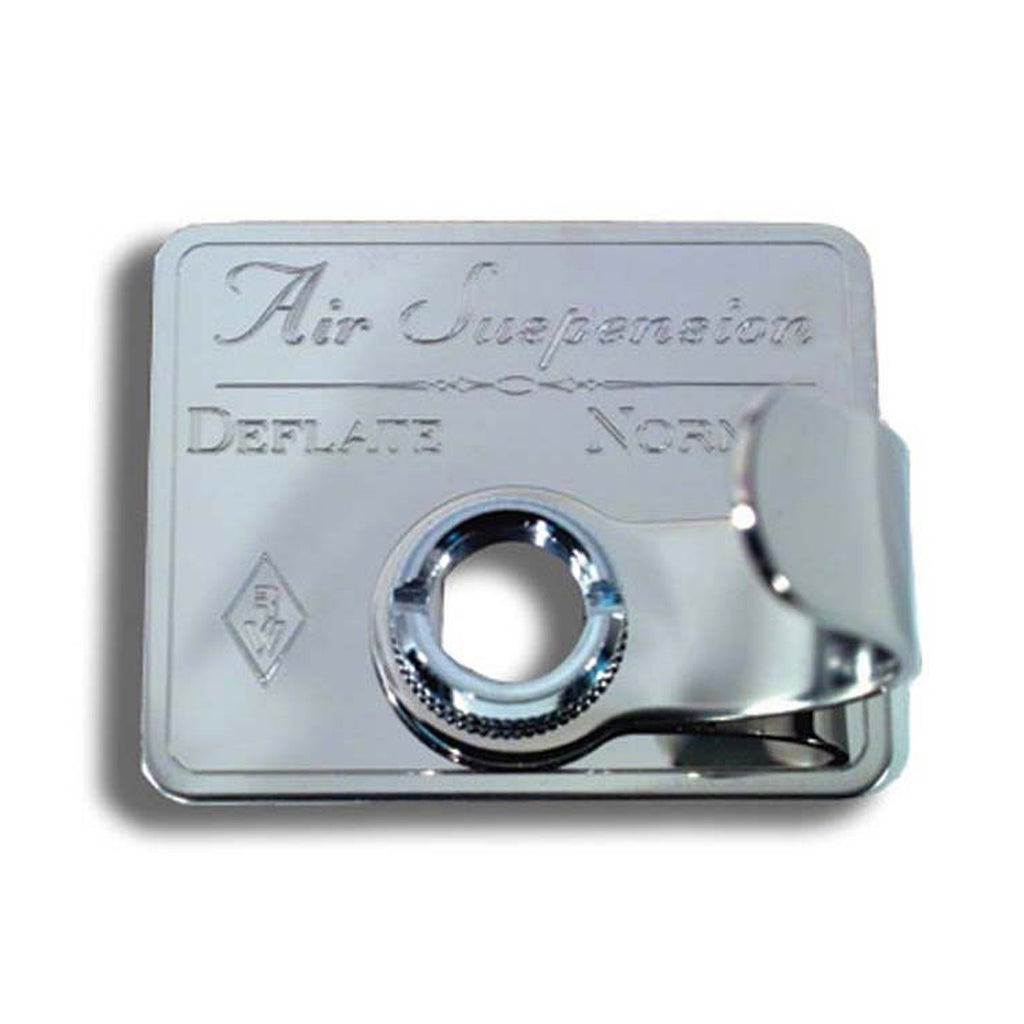 Stainless Steel Air Suspension Switch Guard with Chrome Nut For 2002-2006 Kenworth