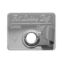 Stainless Steel Full Locking Main Differential Switch Guard with Chrome Nut For 2002-2006 Kenworth