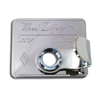 Stainless Steel Wheel Differential Switch Guard with Chrome Nut For 2002-2006 Kenworth