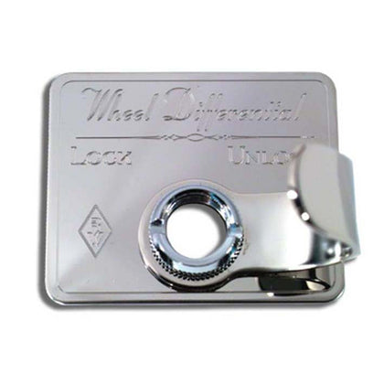 Stainless Steel Wheel Differential Switch Guard with Chrome Nut For 2002-2006 Kenworth