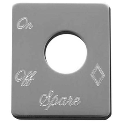 Rockwood Stainless Steel Spare Switch Trim Plate