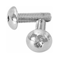 Rockwood - Peterbilt Stainless Steel Chrome Button Head Dash Screws (6 pack)