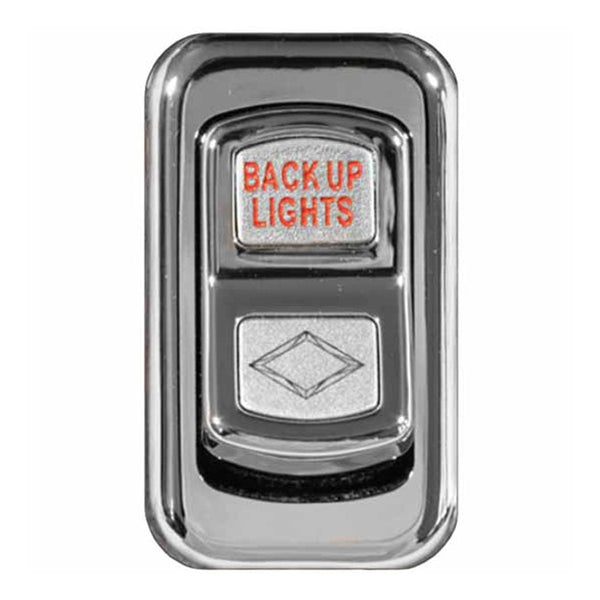 Rockwood Chrome Back Up Light Rocker Switch Cover For Peterbilt 2006-N ...