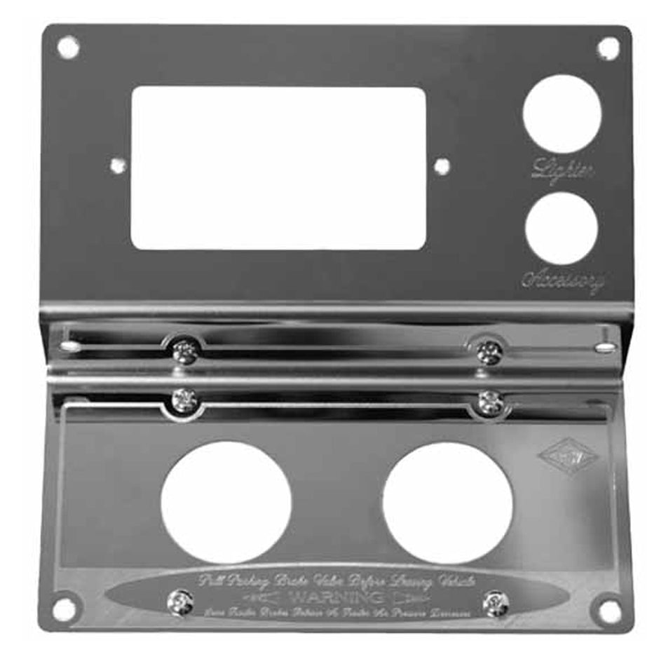 Peterbilt 378 / 379 Stainless Steel Ash Tray & Brake Know Trim