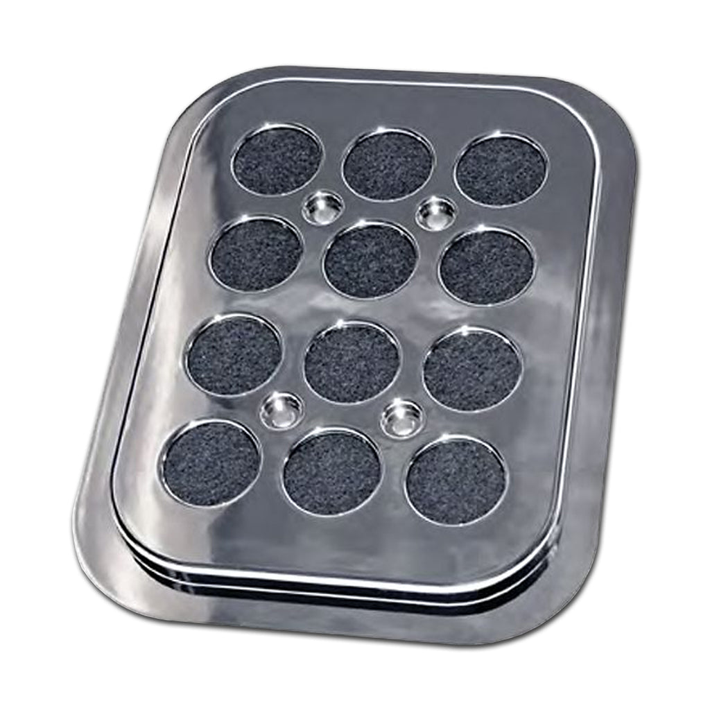 Cab Fresh Filter Co. - Conventional 86-2014+ Kenworth Chrome Cab Filter