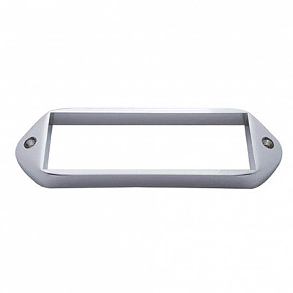 United Pacific - Chrome Plastic Bezel for 5-7/8" x 2" Rectangular Light