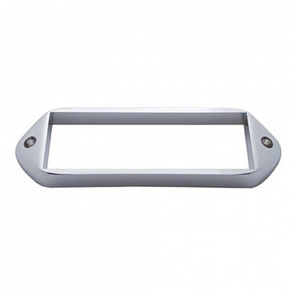 United Pacific - Chrome Plastic Bezel for 5-7/8" x 2" Rectangular Light