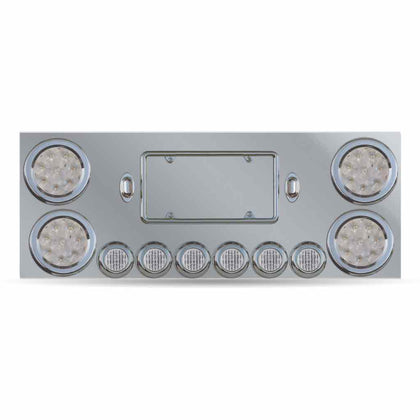 Trux Standard Rear Center Panel w 4 x 4" Light Holes