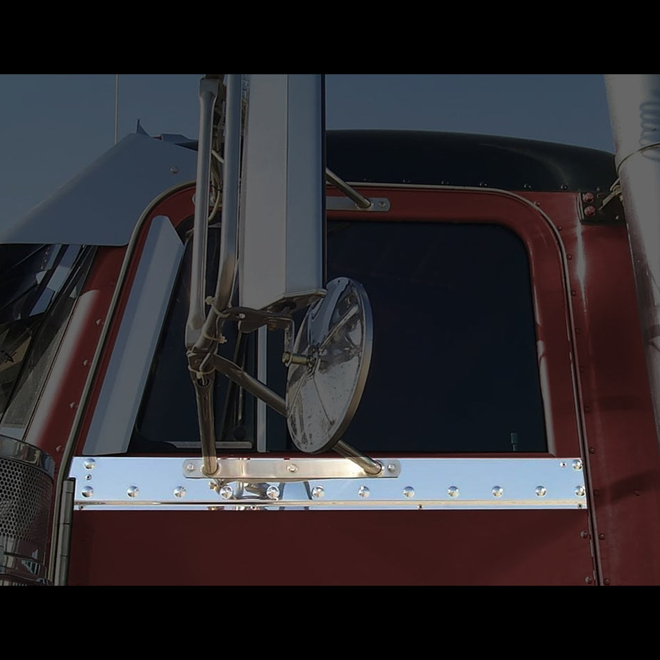 Peterbilt 359/379/386/388/389 Stainless Under Window Trim