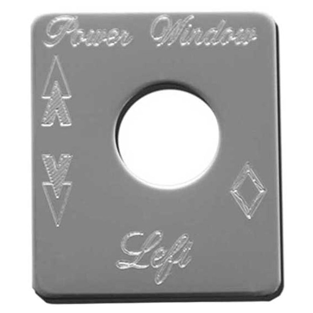 Rockwood Stainless Steel Power Window (Left) Switch Trim Plate