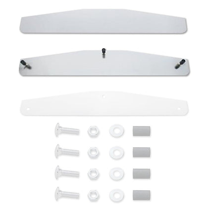 United Pacific 12" Stainless Steel Mud Flap Weights w/ Studs