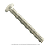 #10-32 x 1" Stainless Steel Phillips Pan Head Machine Screw 18-8