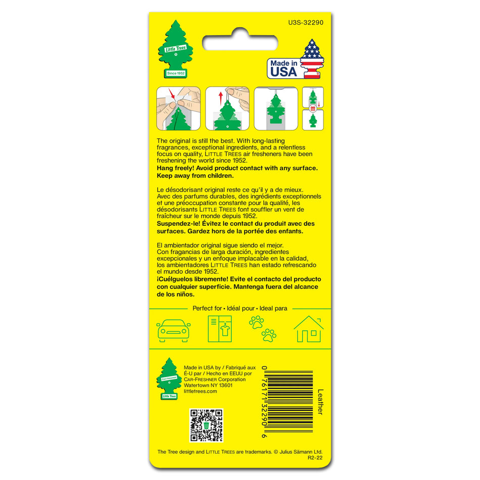 Leather - Little Tree Air Freshener