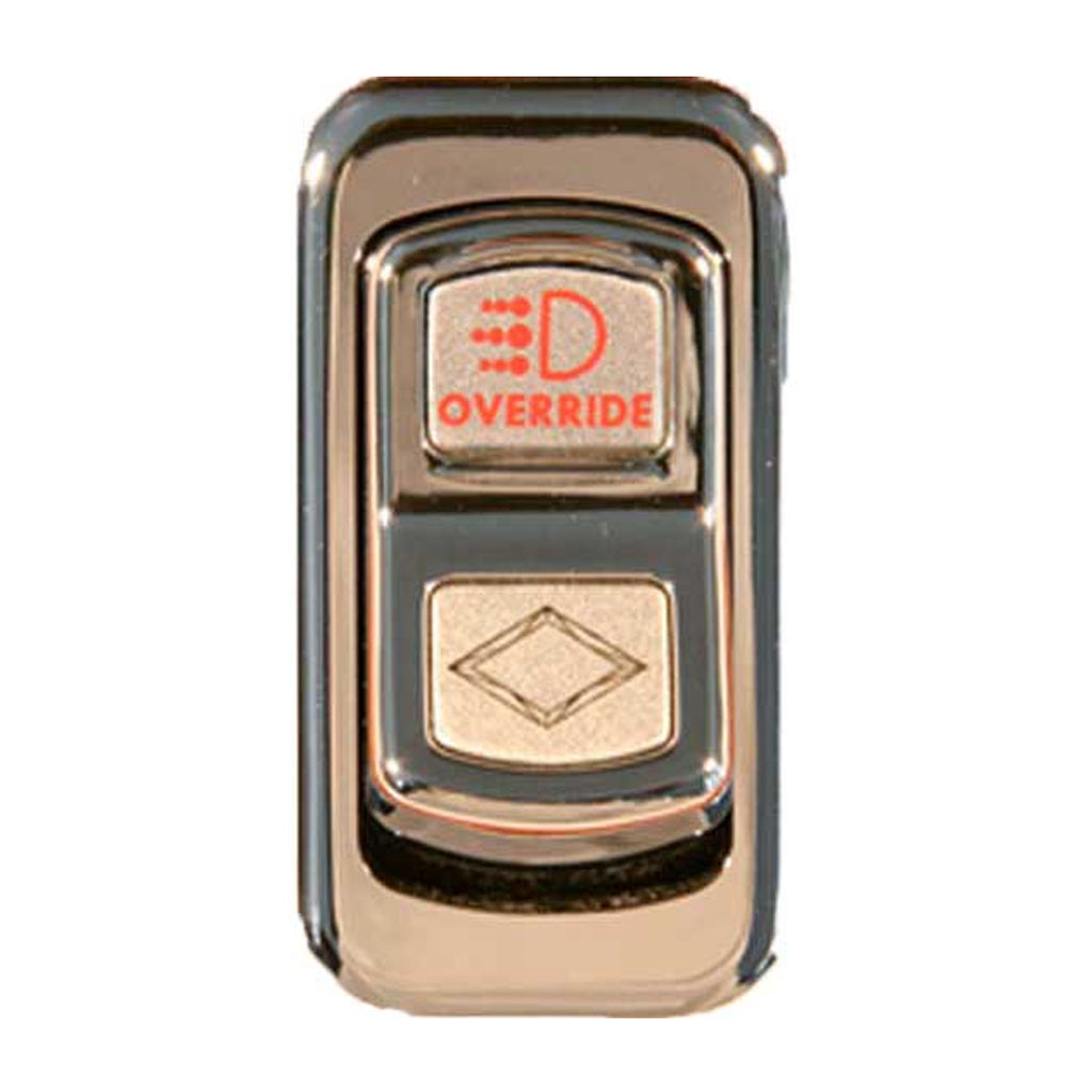 Rockwood - Peterbilt Over-ride Chrome Rocker Switch Cover