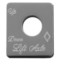 Rockwood Stainless Steel Lift Axle Switch Plate