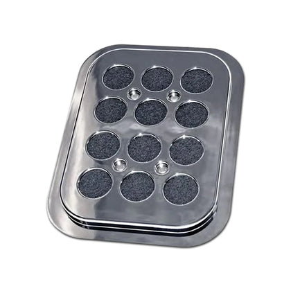 Cab Fresh Filter Co. - 88+ Freightliner Conventional FLD 120 Chrome Cab Filter