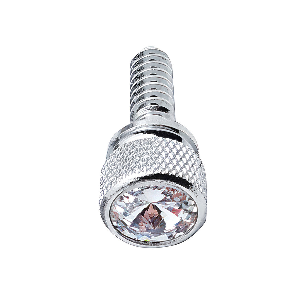 2000 or earlier Peterbilt 1/4" - 20 Knurled Head,14 Piece, Clear Crystal Dash Screw Set