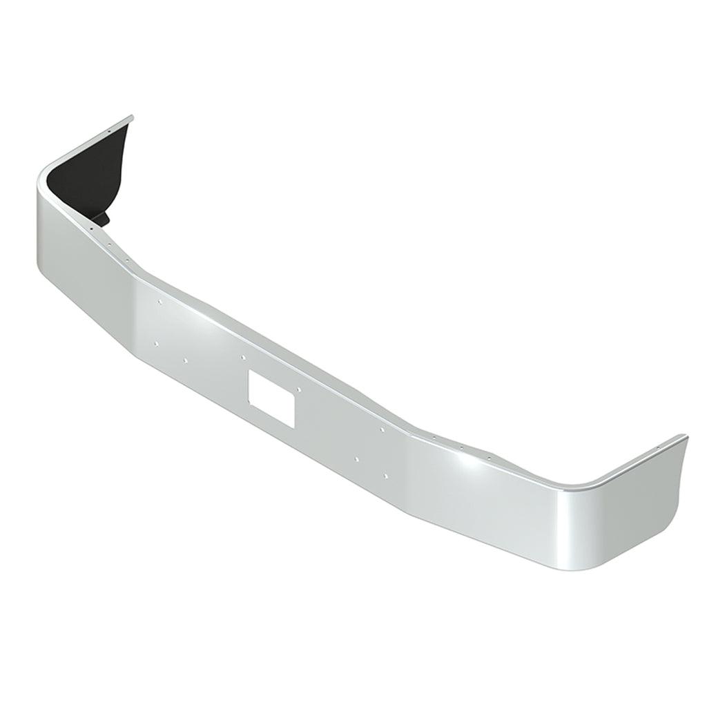 Peterbilt 377 14" Tall 10GA Steel Chrome Set Back Bumper