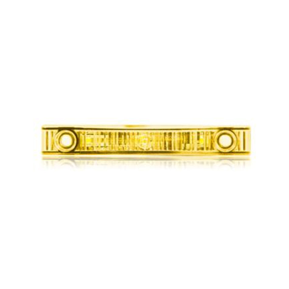 Maxxima - Low Profile 4" Rectangular P2PC Amber Clear Clearance Marker Light
