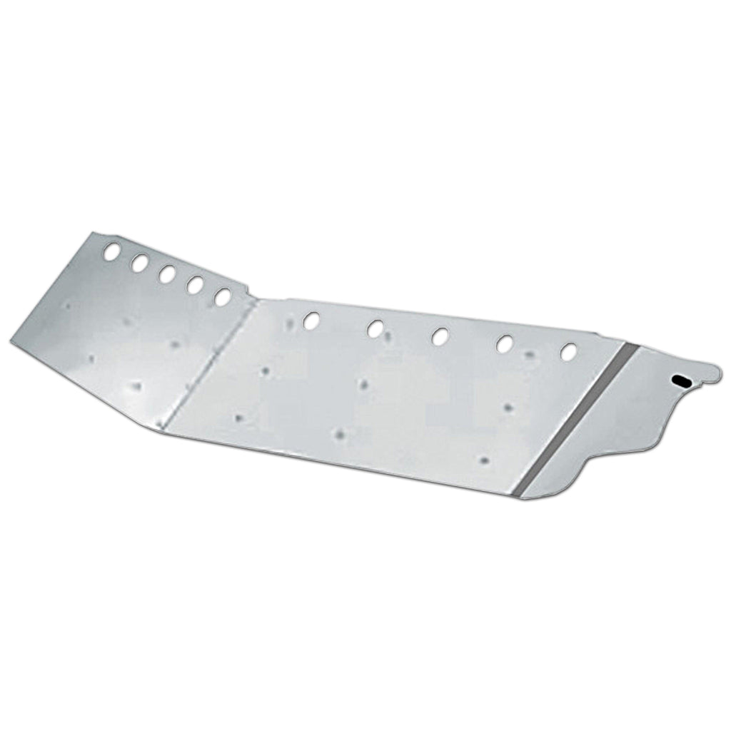 Valley Chrome - Peterbilt 370/380 Series 12" Gangster Visor w/ 10 3/4" Light Holes