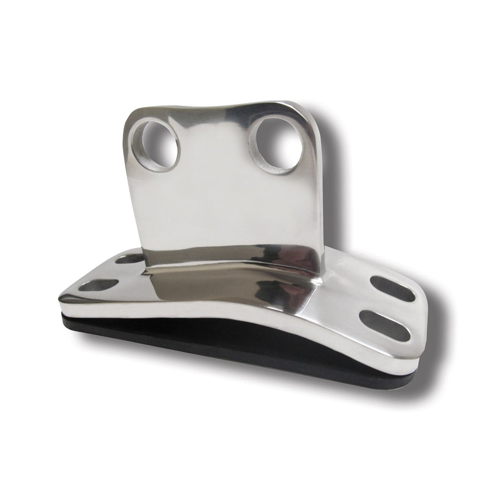 Trux - Peterbilt Stainless Steel Straight Lower Exhaust Bracket