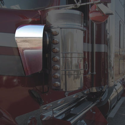 Trux - 2008+ Kenworth W900B or W900L Metton Hood Air Intake Shrouds