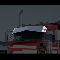 07+ Kenworth Curved Blind Mount 13"-8" Untie Visor