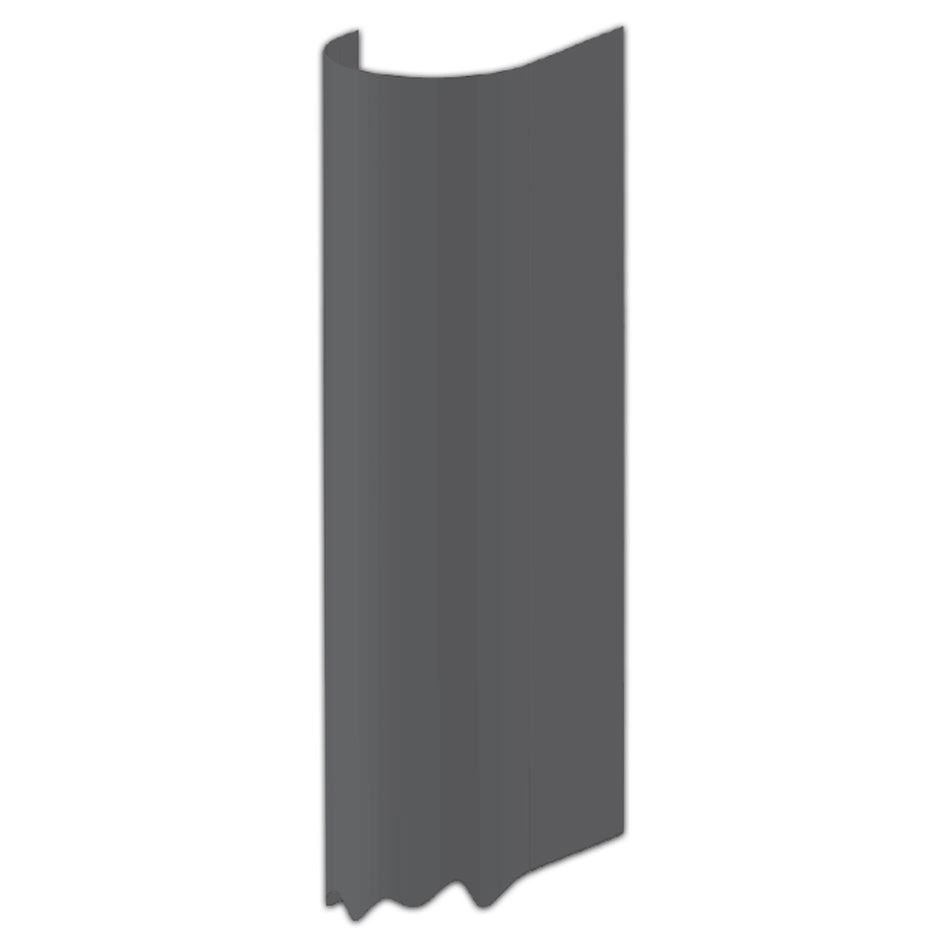 Grand Rock - 60" Aerodynamic Heat Shield - Round, Vertical or NO Holes (No Clamps)