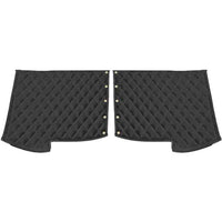 Robert James - Peterbilt 379 Quilted Fender Guards (Black)