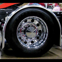 Trux - 96″ Smooth Straight Drop Super Long Single Axle Fenders – 14 Gauge Stainless Steel