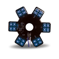 5" Blue Auxiliary Star LED Light for 13" & 15" Donaldson/Vortox Air Cleaners - 24 Diodes