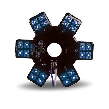 5" Blue Auxiliary Star LED Light for 13" & 15" Donaldson/Vortox Air Cleaners - 24 Diodes